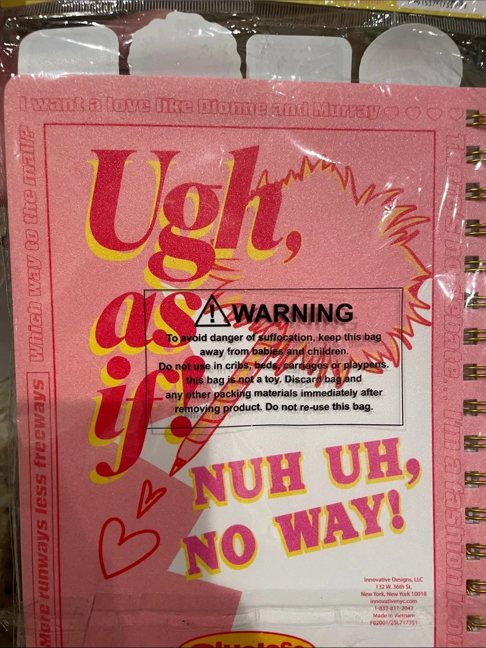 3 for $10 - 30th Anniversary Clueless journal